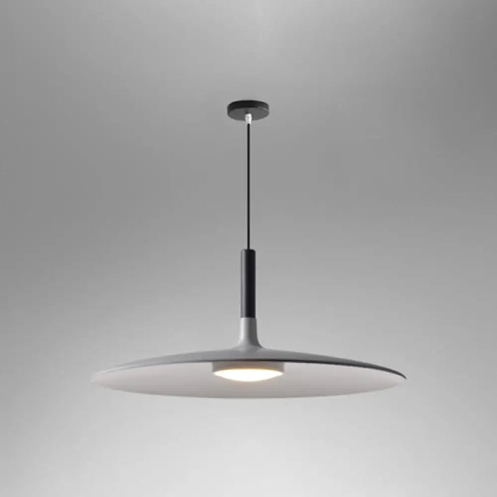 Vera - Led Suspension Lamp Novelty Minimalist Metal Pendant Grey / 18