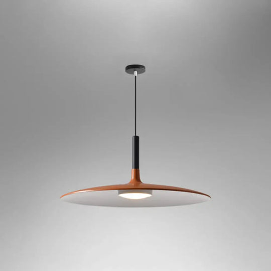 Vera - Led Suspension Lamp Novelty Minimalist Metal Pendant Orange / 10