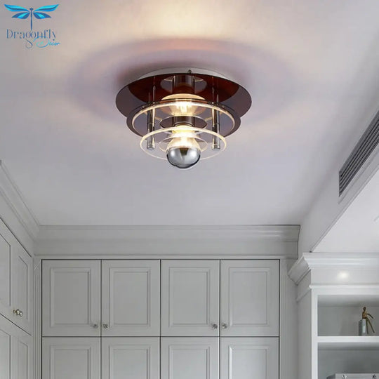 Vibrant Acrylic Ceiling Lamp - Modern Entrance Aisle And Corridor Lighting Ideal For Medieval