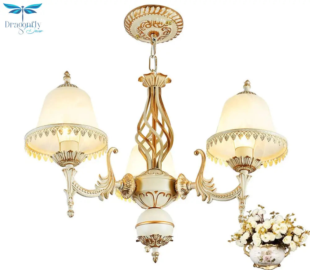 Vintage Chandeliers Handmade Golden Novelty Led Chandelier Ceiling Lamp New Arrival Lustre Free