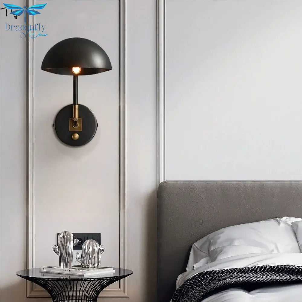 Vintage Retro Copper Wall Lamp E27 Led Sconces Industrial Modern Light Fixtures Study Bedside