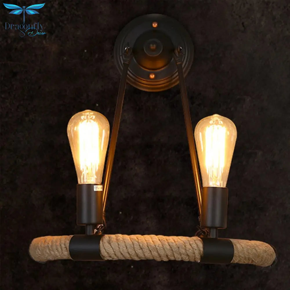 Vintage Retro Led Indoor Wall Lamp Loft Industrial American Style Aisel Bedside Room Sconce Lights