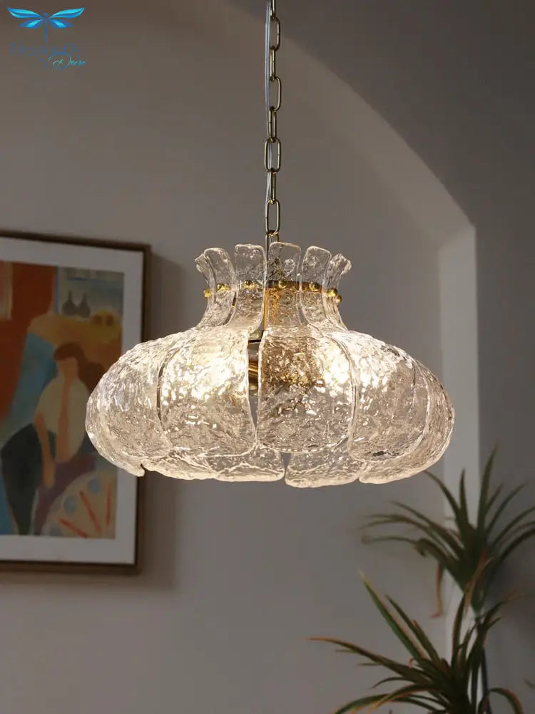 Vintage-Style Handmade Retro Glass Chandelier Lamp For Elegant Bedroom Home Decor Chandelier