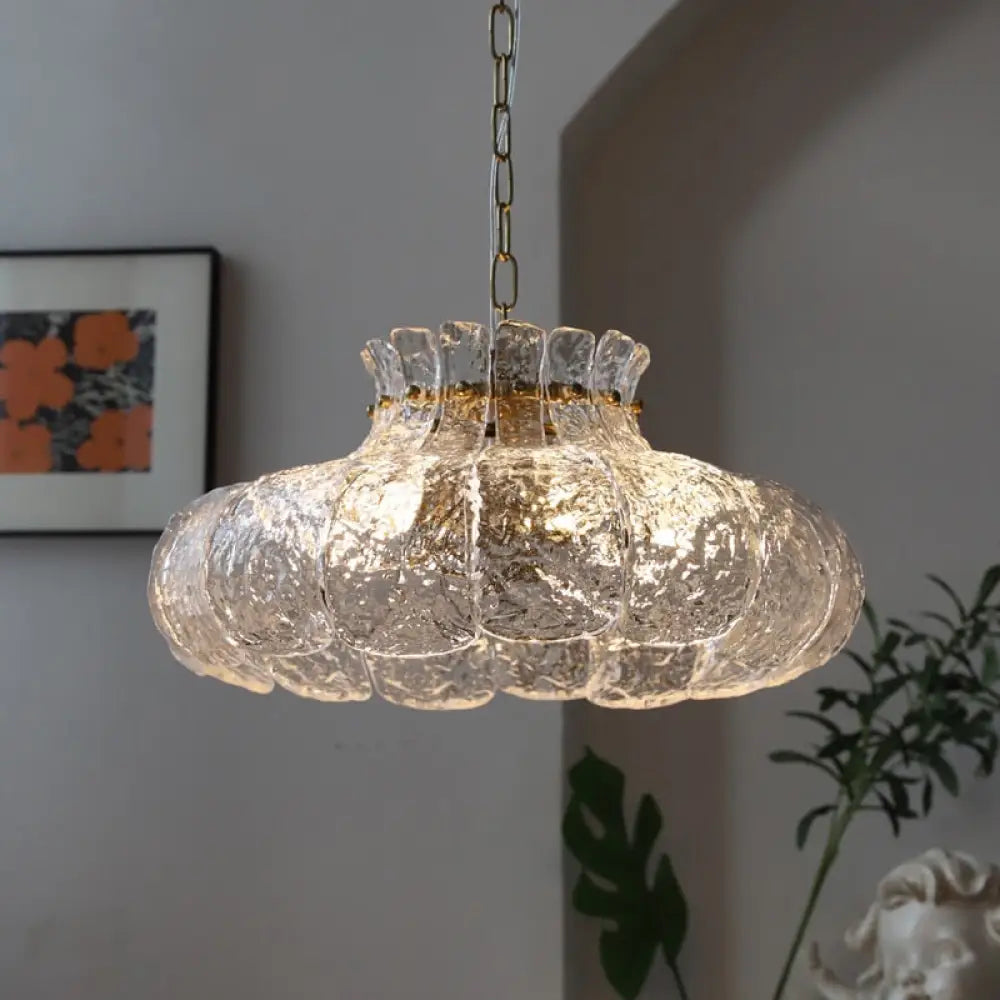 Vintage-Style Handmade Retro Glass Chandelier Lamp For Elegant Bedroom Home Decor D50Cm Chandelier