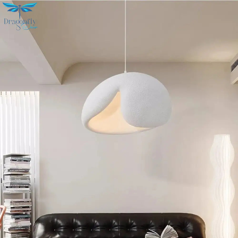 Waba Sabi Nordic Minimalism E27 Led Pendant Lights: Stylish Irregular Shape Dining Room Lamp