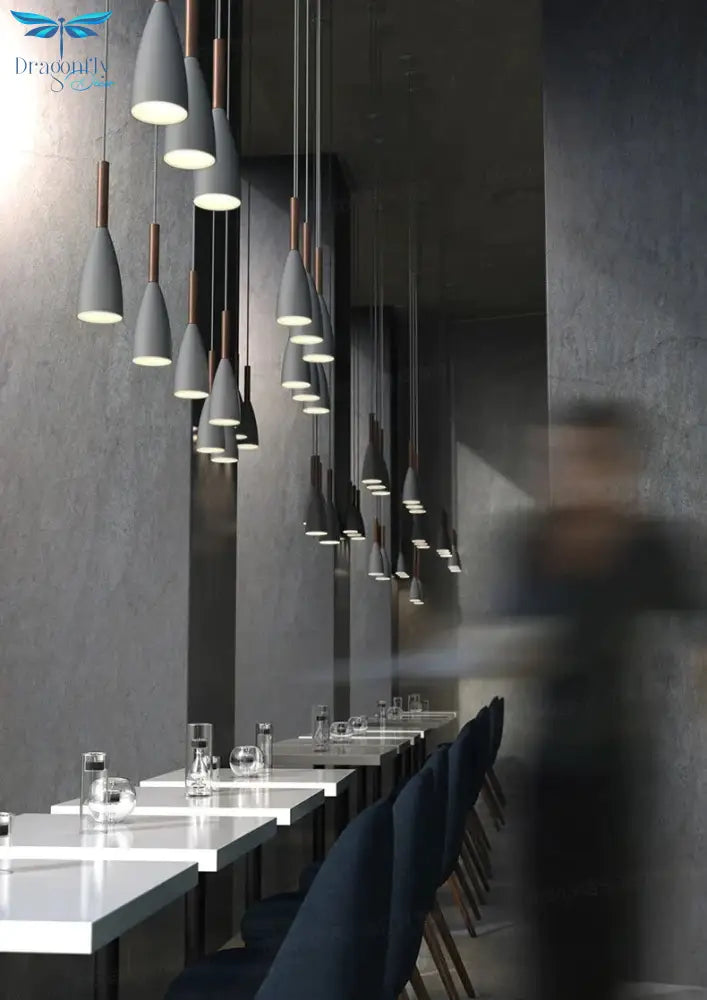 Wood Pendant Lights E27 Led Modern Hanglamp Nordic Lamp Living Room Restaurants Kitchen Dining Bar