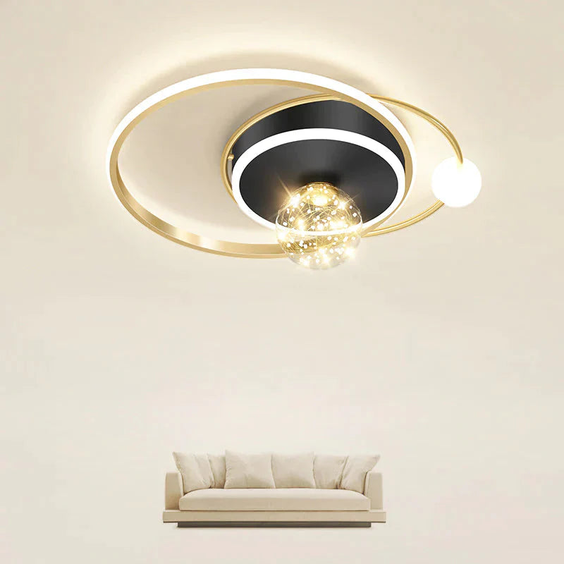 Bedroom Ceiling Lamp Atmospheric Household Nordic Simple Modern Net Red Creative Personality Sky