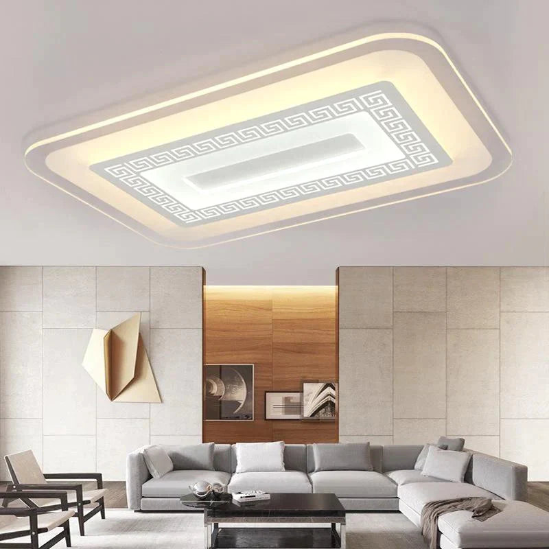 Led Modern Rectangle Square Acrylic Alloy Lamp.led Light. Ceiling Lights.led Lamp For Foyer Bedroom