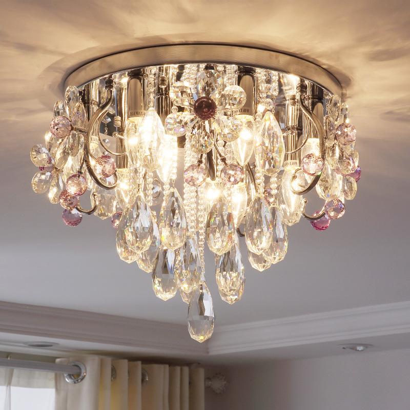 Modern Fancy Crystal Ceiling Lights Led Home Lighting For Dining Room Kitchen Vintage Indoor
