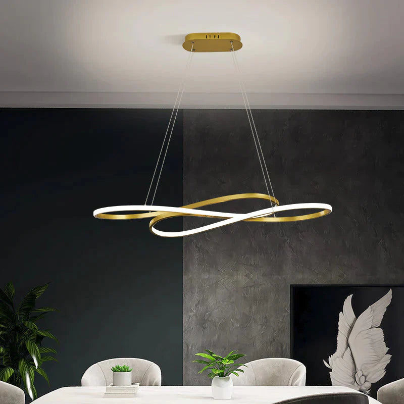 New Modern Led Pendant Lights For Dining Room Living Kitchen Hanging White Or Black Lamp Fixtures