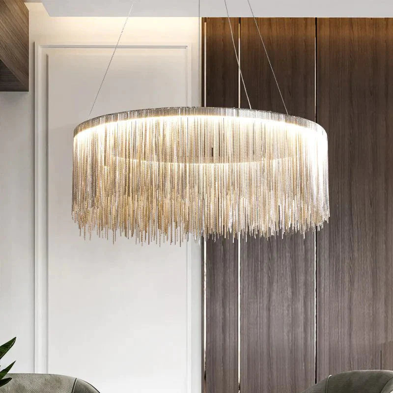 Led Pendant Lights For Living Room Dining Light Chrome Golden Body Lamp Hanging Ceiling Luminaire