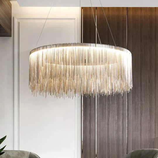 Led Pendant Lights For Living Room Dining Light Chrome Golden Body Lamp Hanging Ceiling Luminaire