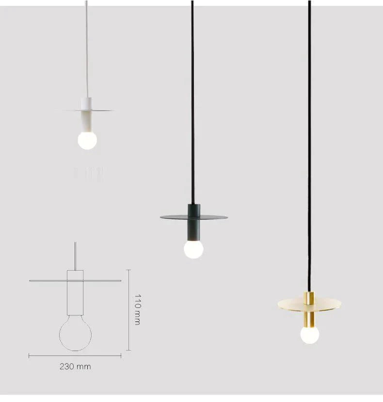 Nordic Creative Restaurant Chandelier Single Simple Personality Window Lighting Pendant