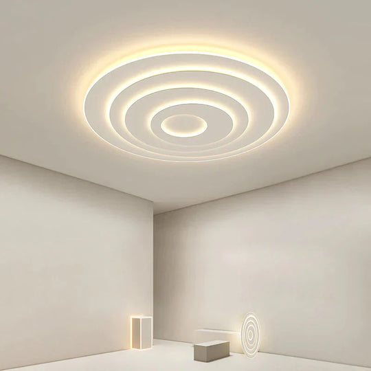 Living Room Simple Circular Modern Led Atmosphere Household Nordic Bedroom Hall Ceiling Lamp