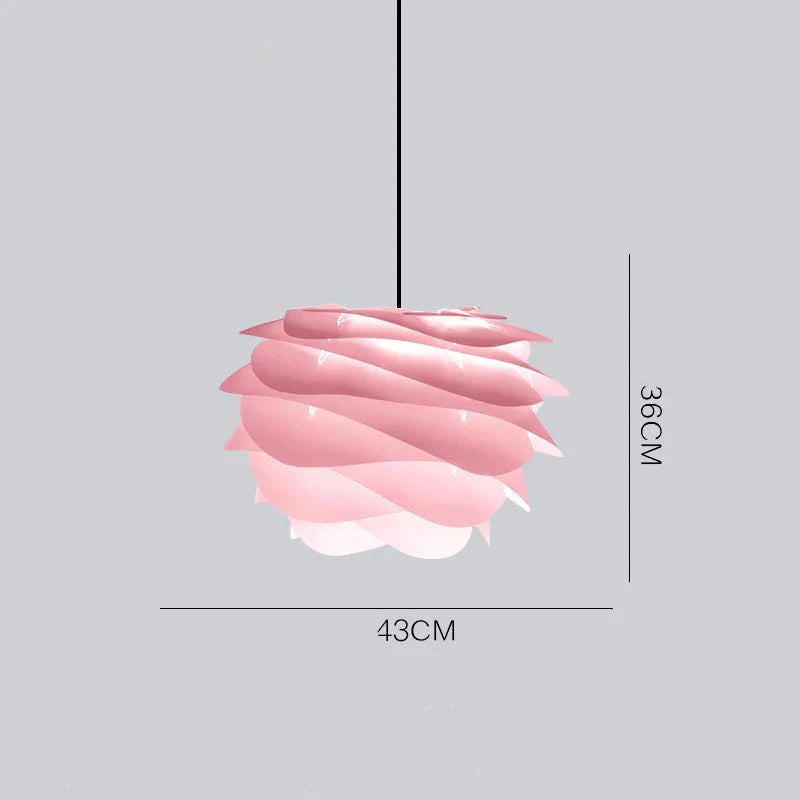 Rose Chandelier Light In The Bedroom Warm Romantic Restaurant Lighting Creative Petal Lamp Pink /