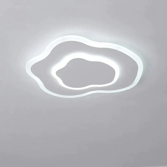 Creative Cloud Ceiling Lamp Light In The Bedroom Room Modern Simple Warm Lamps