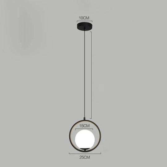 Modern Simple Bar Lamp Aisle Bedside Restaurant Small Chandelier Creative Personality Nordic