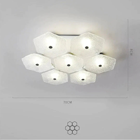 Nordic Living Room Ceiling Lamp Modern Simple Study Bedroom Creative Porch Aisle Glass Household