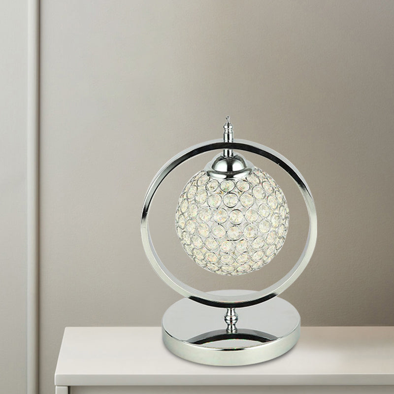 Molly - Minimalist Crystal Led Table Lamp For Night Stand Or Study Room