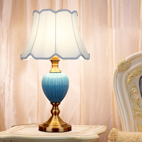 Lily - Scalloped/Tapered Table Lamp