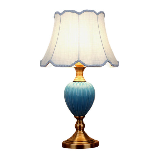 Lily - Scalloped/Tapered Table Lamp