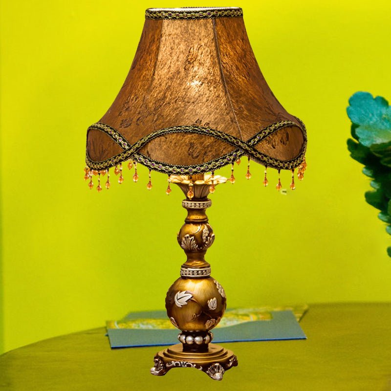 Irène - Traditional Table Lamp Brown / 13