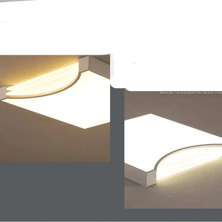 Light In The Bedroom Square Ultra - Thin Ceiling Lamp Simple Modern Creative Living Room Dining