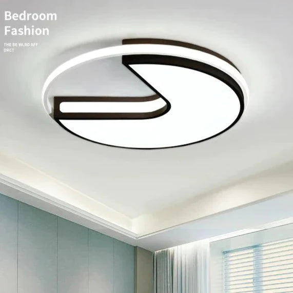 Round Light In The Bedroom Small Apartment Led Ceiling Lamp