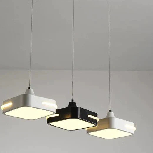 Nordic Chandelier Led Restaurant Lamp Simple Modern Dining 3 Heads / Warm Light Pendant