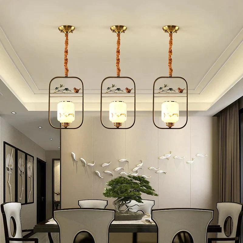 New Chinese Chandelier Single - Head Iron Lamp Pendant