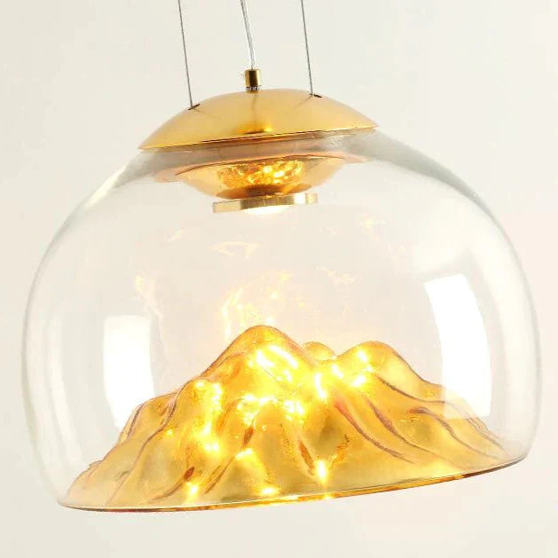 Nordic Minimalist Creative Glass Lamp Chandelier Pendant