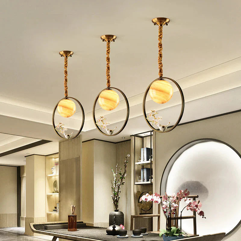 New Chinese Chandelier Single - Head Iron Lamp Pendant