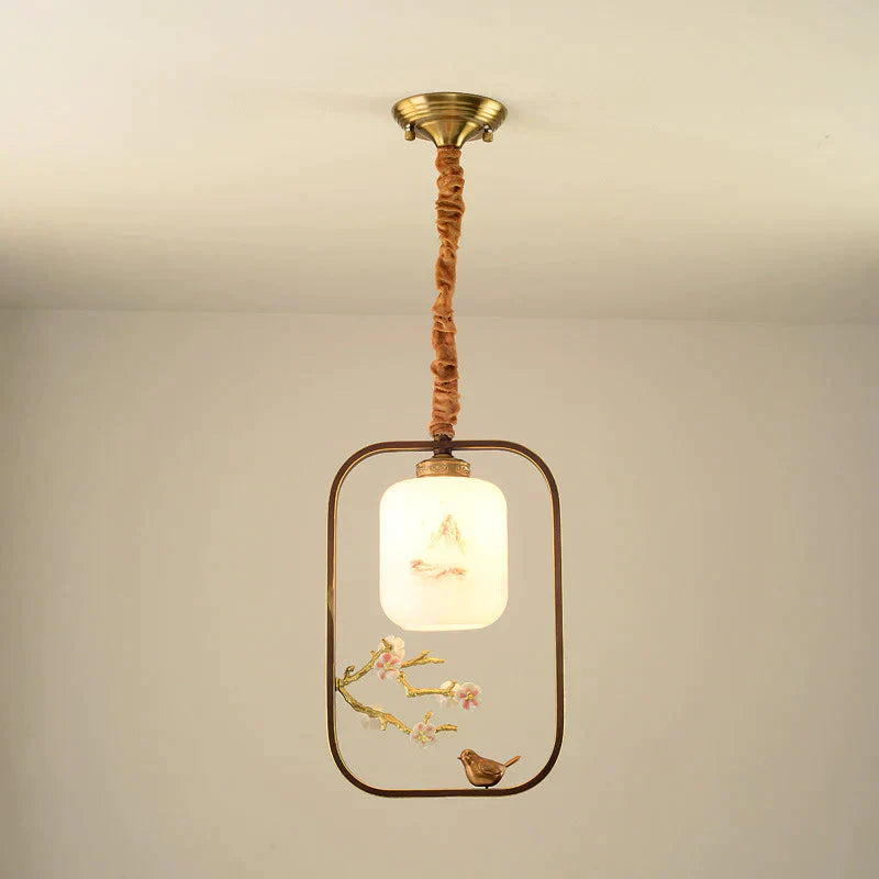 New Chinese Chandelier Single - Head Iron Lamp Pendant