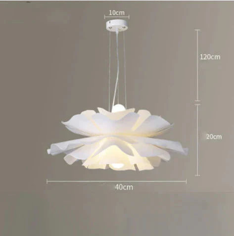 Nordic Net Red Ins Girl Bedroom Chandelier Flower And Fruit Creative Restaurant Lamp Modern Simple