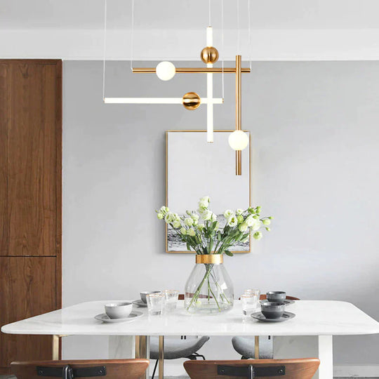 Chandelier B & Living Room Dining Bar Creative Bedroom Bedside Modern Simple Lamps Pendant