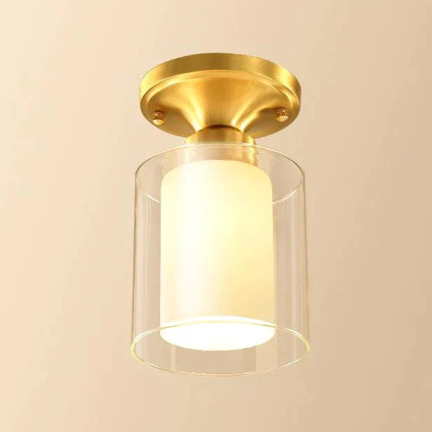 New Living Room Copper Ceiling Lamp