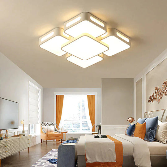 Nordic Fashion Simple Living Room Led Ceiling Lamp