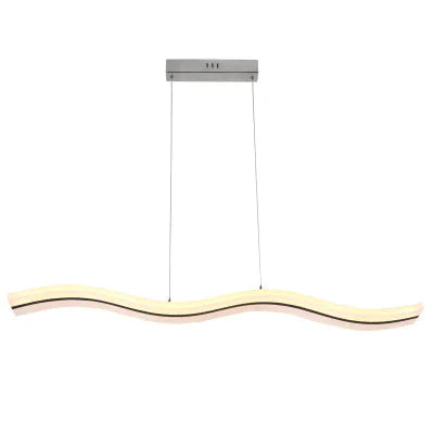 Modern Chandelier Creative S - Shaped Lighting Led Simple Dining Bar Room Lamp Study Pendant