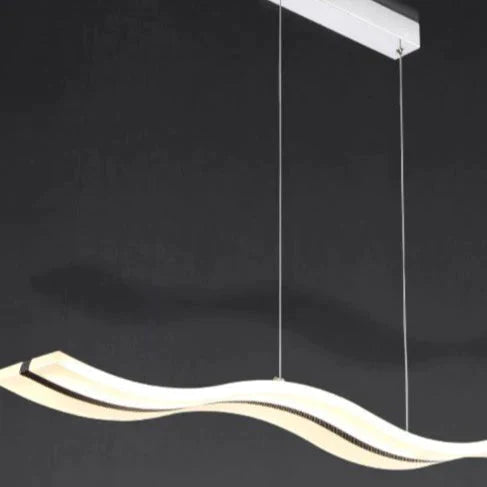 Modern Chandelier Creative S - Shaped Lighting Led Simple Dining Bar Room Lamp Study Pendant