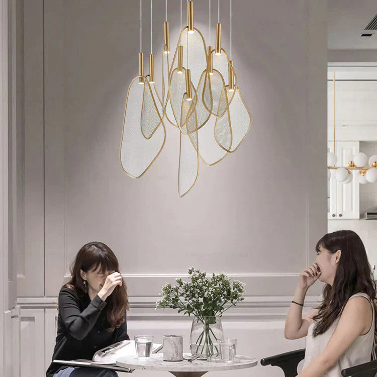 Post Modern Simple Chandelier Designer Creative Wing Light Nordic Living Room Restaurant Bar Self