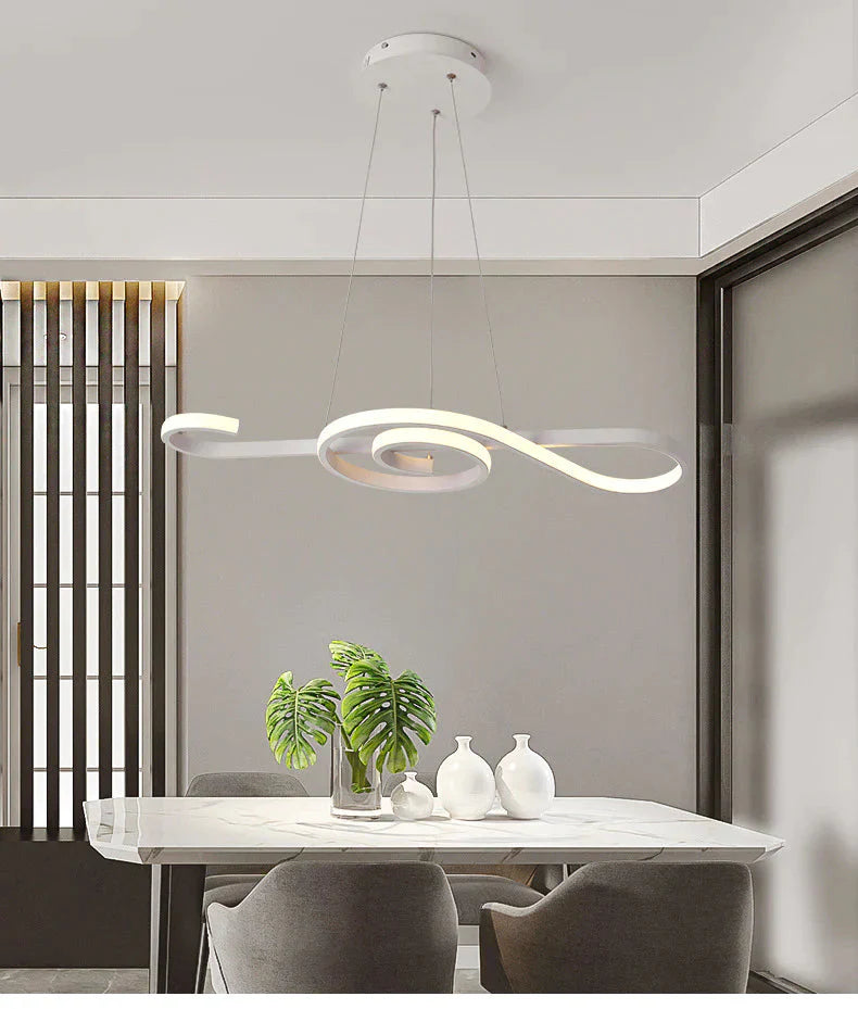 Nordic Post - Modern Led Restaurant Chandelier Creative Simple Lighting Pendant
