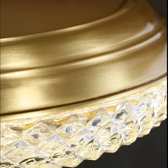 Amelia’s Light Luxury Post Modern Led Copper Ceiling Lamp