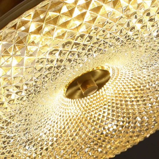 Amelia’s Light Luxury Post Modern Led Copper Ceiling Lamp