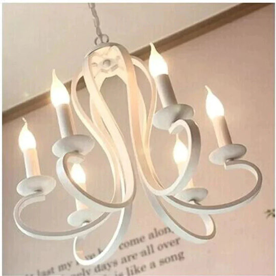 Creative Simple Candle Lamp Personalized Iron Art Living Room Dining Bedroom Clothing Store Style