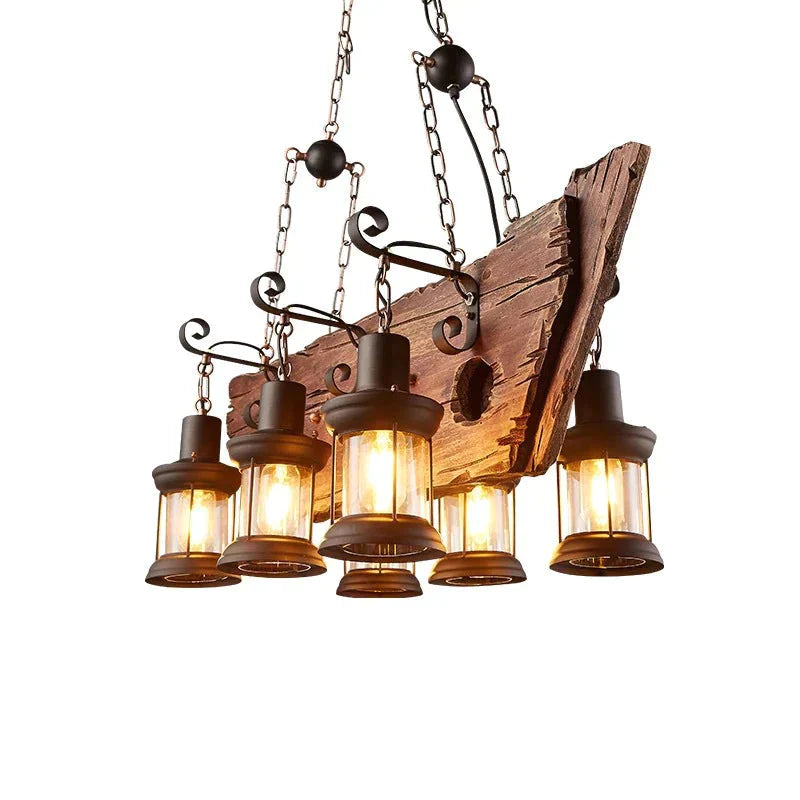 Industrial Wind Chandeliers American Country Restaurant Chandelier Creative Lights Pendant