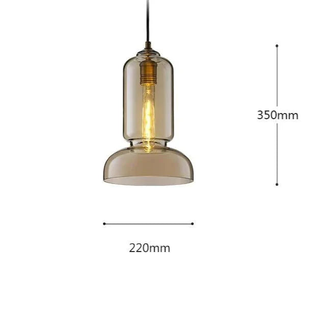 Postmodern Minimalist Personality Nordic Style Creative Living Room Lamp Home Glass - Covered