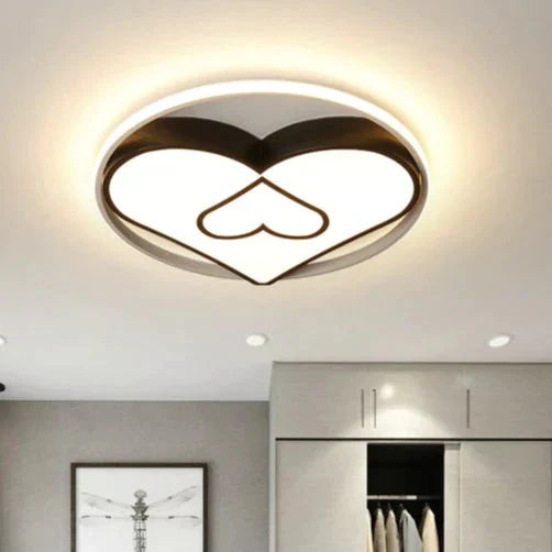 Led Lamp Simple Modern Warm Romantic Round Room Ceiling