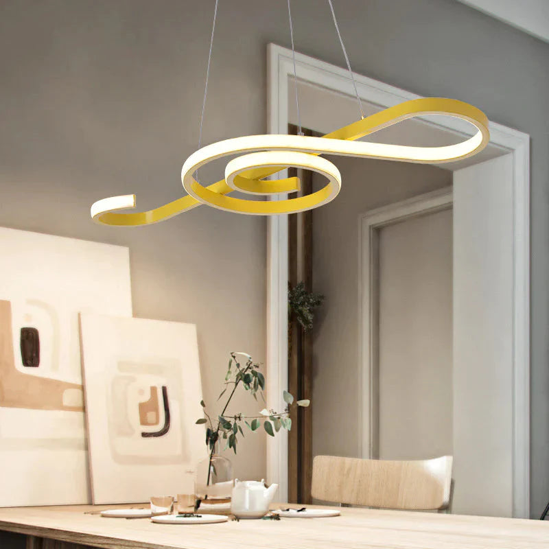 Nordic Post - Modern Led Restaurant Chandelier Creative Simple Lighting Yellow / White Light Pendant