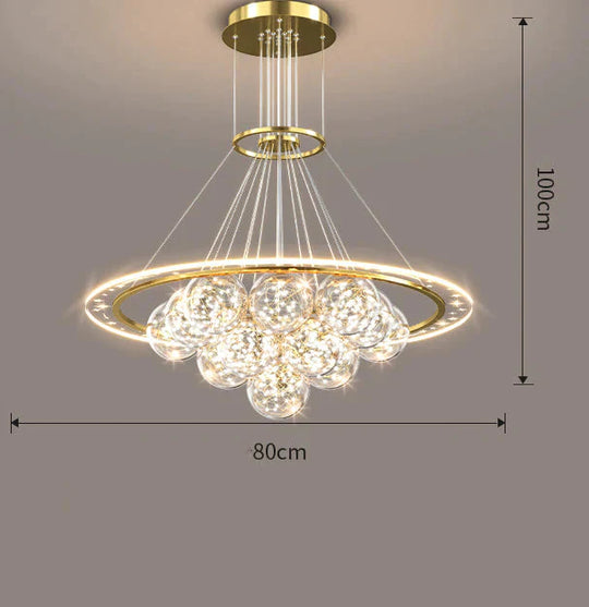 Simple Modern Atmospheric Hall Lamp Luxurious And Creative Chandelier In Mantianxing Restaurant
