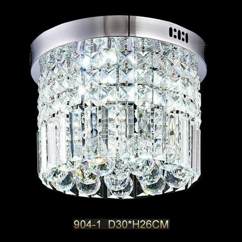 Modern Crystal Led Pendant Light Fixture For Indoor Lamp Lamparas De Techo Surface Mounting Bedroom